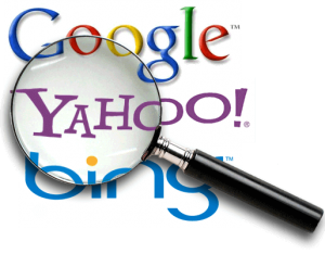 Major Search Engines Google Yahoo Bing