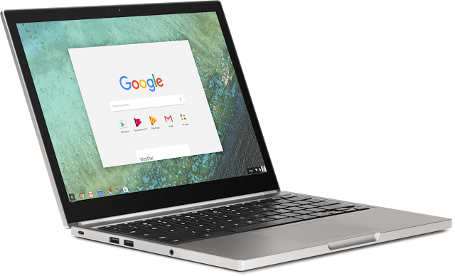 Laptop Google Image on screen